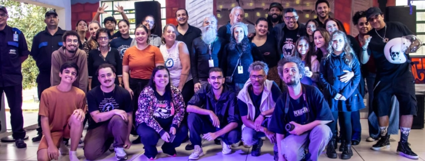 Registro no final da segunda edição do Palco Arteculando (Foto: Juliano Angelin)