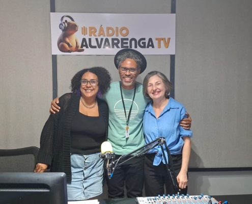 Nalu Matos, Alexandre Cuba e Malu Araújo (Foto: Conrado Parra)