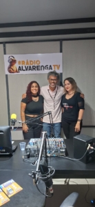 Sara Saldanha, Alexandre Cuba e Karen Prado (Foto: Conrado Parra)