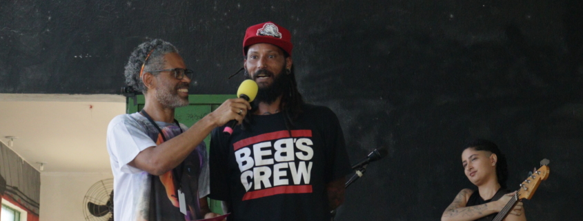 Alexandre Cuba, Kiabo e Laura Seraphim (Foto: Sina Daguerri)