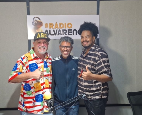 Valmir ABC, Alexandre Cuba e Márcio Telles (Foto: Conrado Parra)