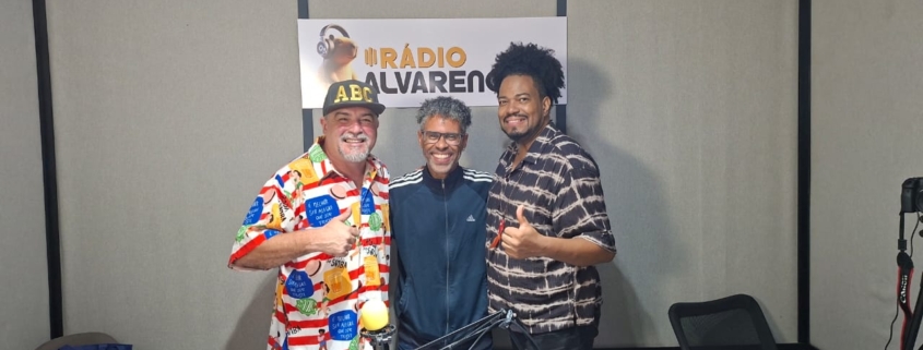 Valmir ABC, Alexandre Cuba e Márcio Telles (Foto: Conrado Parra)