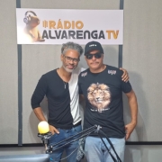 Alexandre Cuba e o rapper Breakdown (Foto: Gabriel Gonçalves)