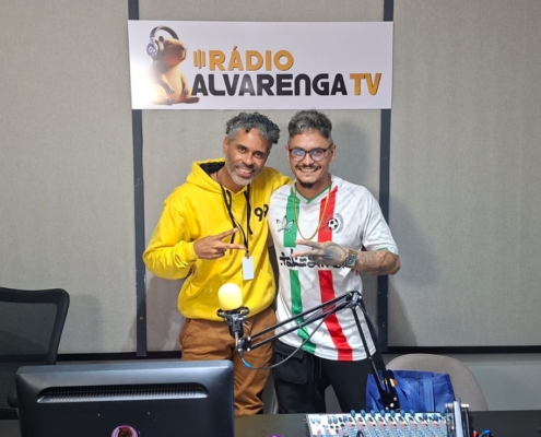 Alexandre Cuba e Zé Koé (Foto: Gabriel Gonçalves)